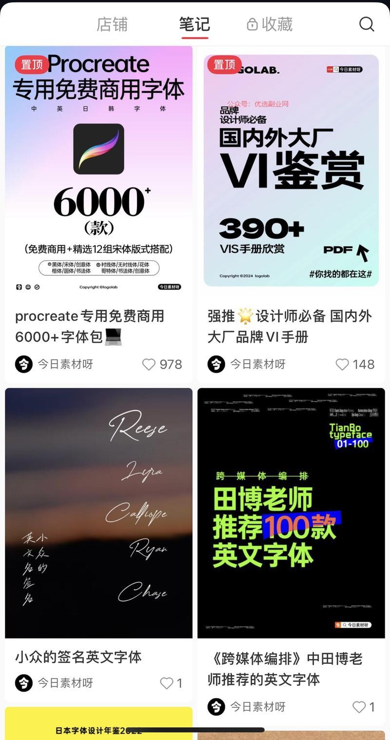 卖可以商用的字体，字体都…#情报-搞钱情报论坛-网创交流-优选副业网